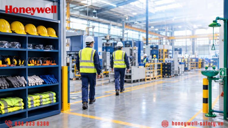 Cách bố trí thiết bị bảo hộ tại khu vực có nguy cơ cao