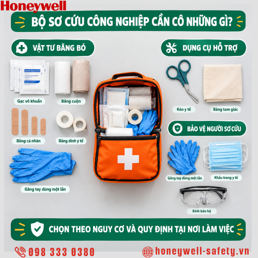 Bộ sơ cứu công nghiệp khác gì bộ sơ cứu thông thường?
