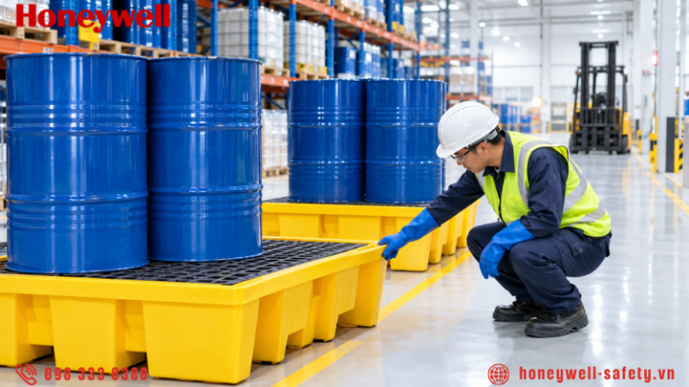 Pallet chống tràn hóa chất 2 phuy và 4 phuy: Cách lựa chọn theo nhu cầu lưu trữ