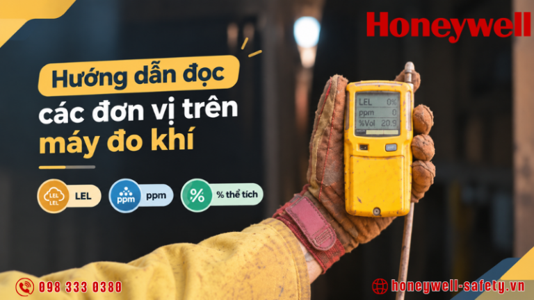 Hướng dẫn đọc các đơn vị trên máy đo khí LEL, ppm và % thể tích