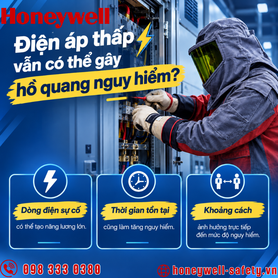 Vì sao điện áp thấp vẫn có thể gây hồ quang nguy hiểm?