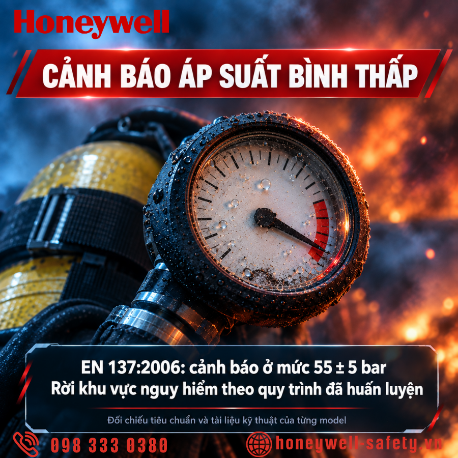Cảnh báo áp xuất bình thấp