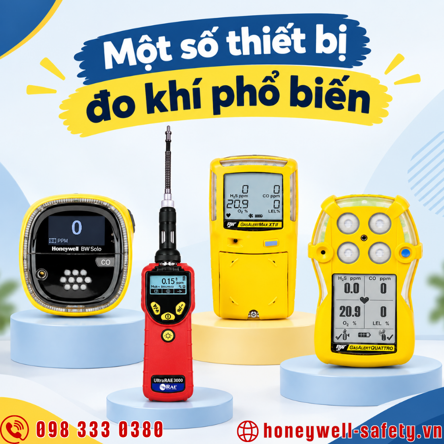 Một số thiết bị đo khí phổ biến 