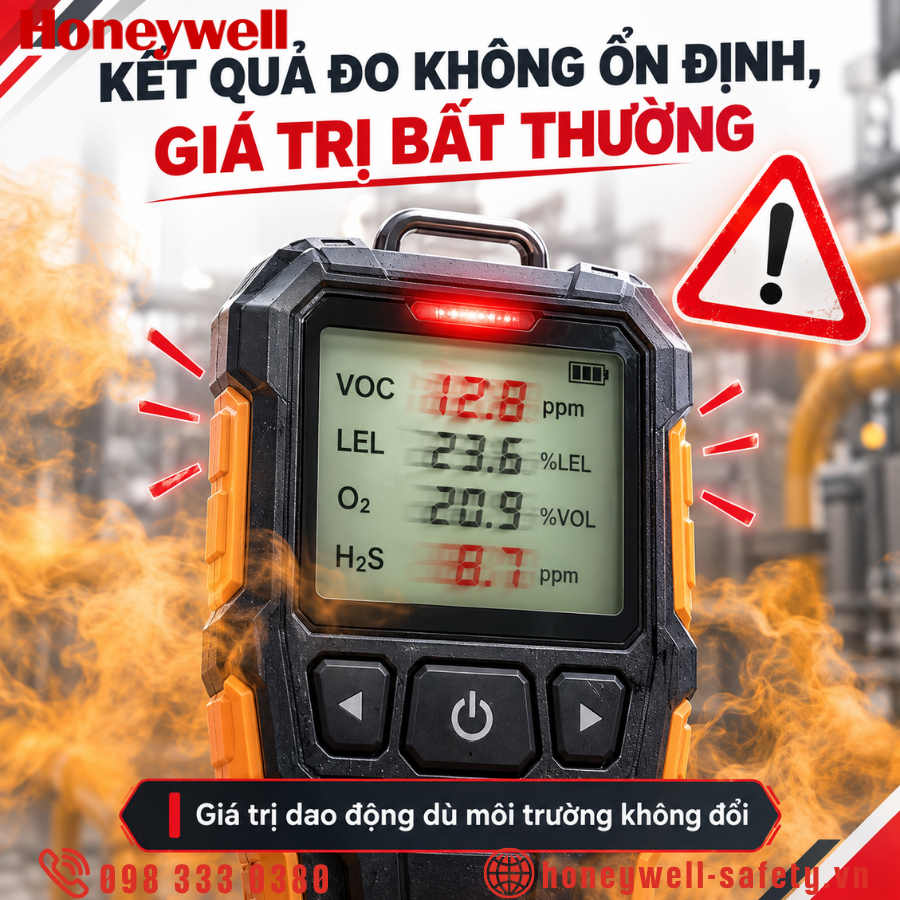 Kết quả đo không ổn định 