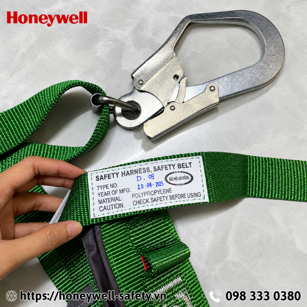Dây đai an toàn thợ điện 1 móc lớn D08