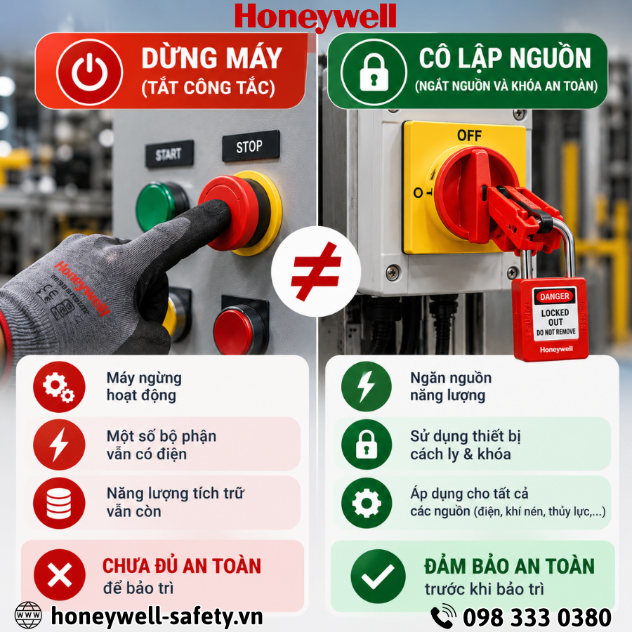 Tắt công tắc máy có đồng nghĩa với an toàn?